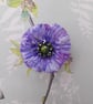 PURPLE POPPY BROOCH Animal Memorial Pin War Amimals Remembrance Pin HAND PAINTED - Image 3