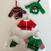 Mini Christmas jumpers (set of 5)