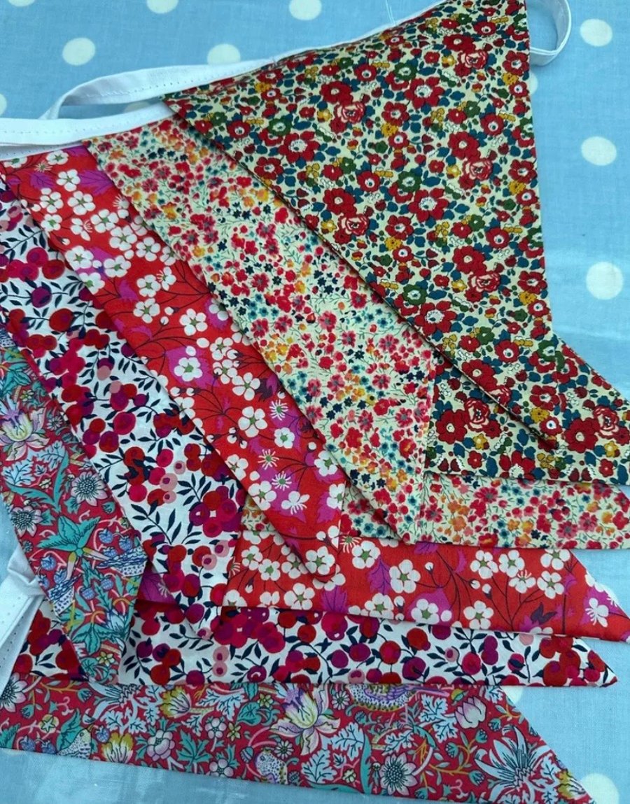 Liberty Fabric Bunting, Banner, 