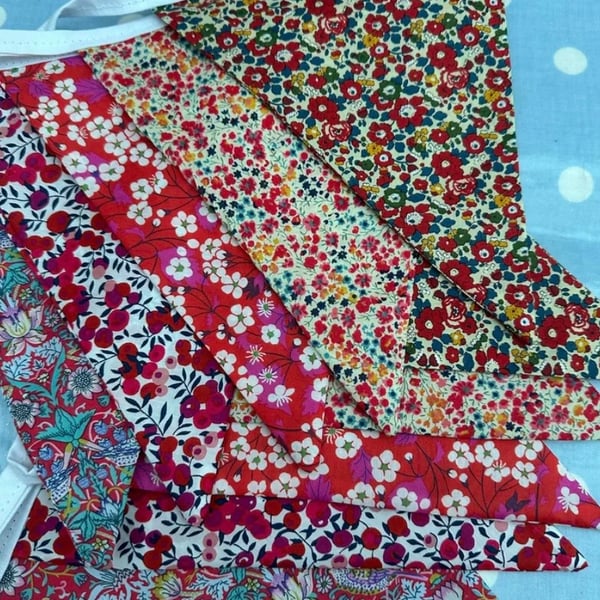 Liberty Fabric Bunting, Banner, 