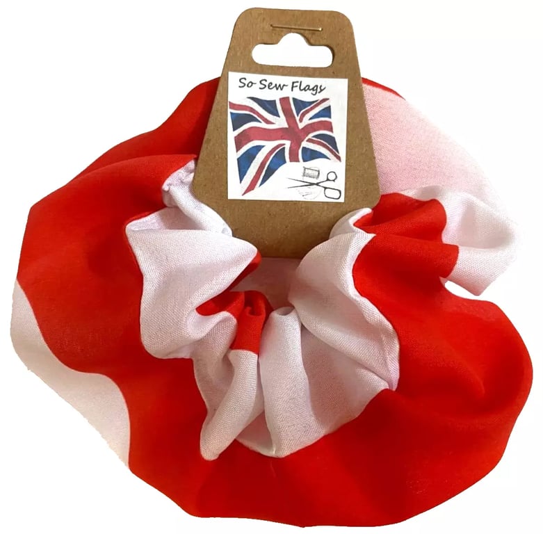Greenland Flag Hair Scrunchie Scrunchies Accessory Ties Elastic