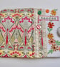 Sewing needle case with Liberty lawn Ianthe and reclaimed embroidery  - Image 5
