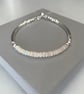 Ethiopian Opal Sterling Silver Noodle Bracelet with Slider Clasp - Image 2