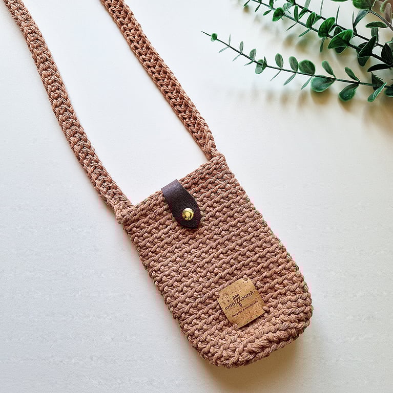 Crochet Crossbody Phone Bags. Unique Gift For Mum, Sister, Friends & Teens!