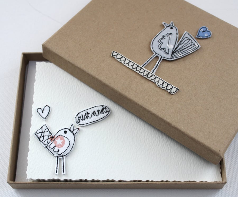 'Little Birdie' - A Box of Six Postcards with Envelopes