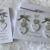 Personalised Boxed Wedding Card & Gift Voucher Wallet Set Keepsake 