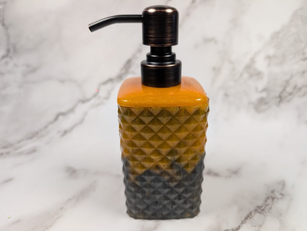 Glow-in-the-Dark Resin Soap Dispenser – Molten Ember