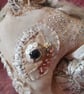 Textile art sculpture, Unicorn, mythical, fantasy art. OOAK art, unicorn - Image 7