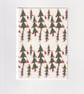 Christmas Tree Card- Scandinavian Modern Greetings Card  - Image 2