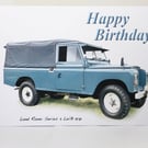 Land Rover Series 3 LWB 1971 - Birthday, Anniversary, Retirement or PlainCard