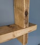 Rustic Square Shelf Hashtag Shelf Reclaimed Wood THE HASHTAG - Image 9