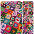 80 Crochet Granny Squares 