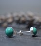 Turquoise and silver studs - Image 3