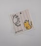 Handmade Stamped Cat Card  - Image 3