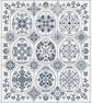 133B - Cross Stitch pattern Quaker MONO Easter Egg sampler with Spring flowers - Image 2