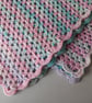 Crochet Blanket (Neapolitan Ice-cream) - soft, cosy and warm - Image 1