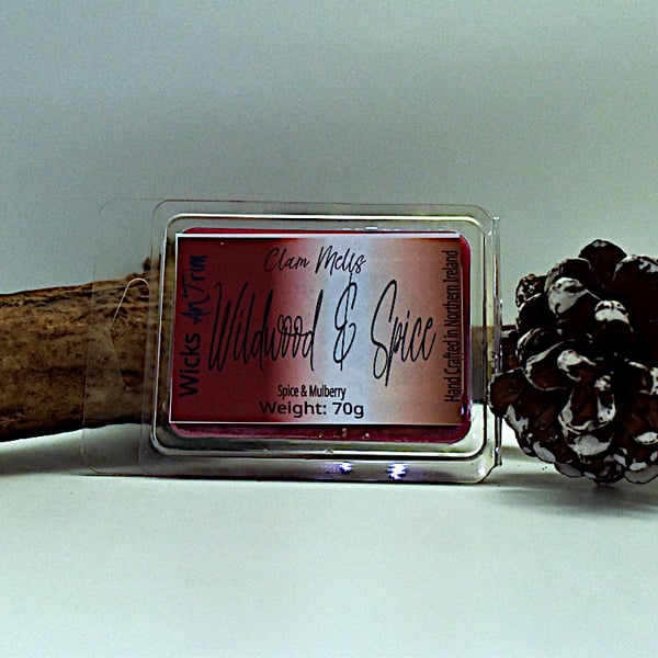 Wildwood & Spice Hand Crafted Highly Scented Soy Clam Melts