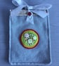 Hand Embroidered Felt Button Bag