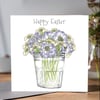 Easter posy greeting card 