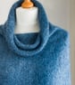 This cape is 'The Supersized Hug' - hand knit, isoft and warm capelet or poncho - Image 1