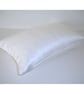 Mulberry Silk Tempur Travel Pillow Cushion Cover 16x10 inch Hypoallergenic White - Image 1
