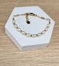 Freshwater Pearl Bracelet, Gold Stainless Steel  - Image 6