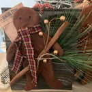 Gingerbread Man on a Vintage Madeleine tin