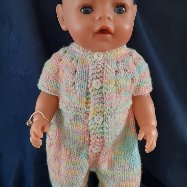 Premature Baby first size or Baby Annabelle Toy Doll 16" -  Romper Outfit