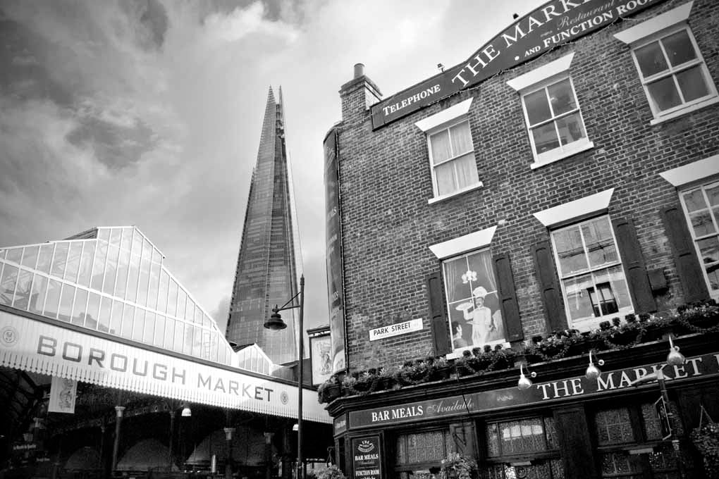 Borough Market The Shard London Photograph Print