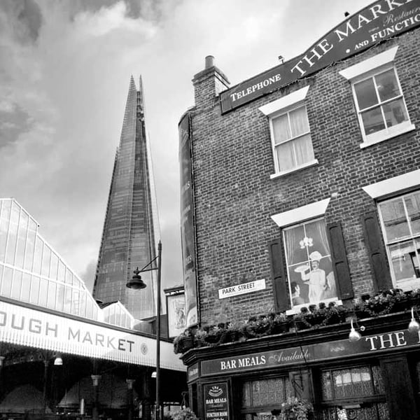 Borough Market The Shard London Photograph Print