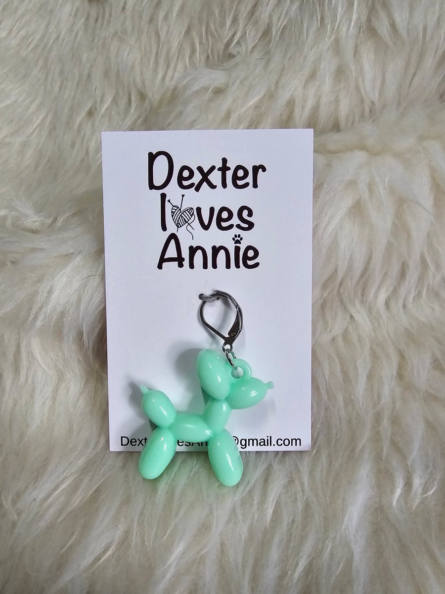 Balloon dog progress keeper - turquoise