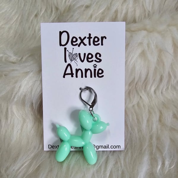 Balloon dog progress keeper - turquoise