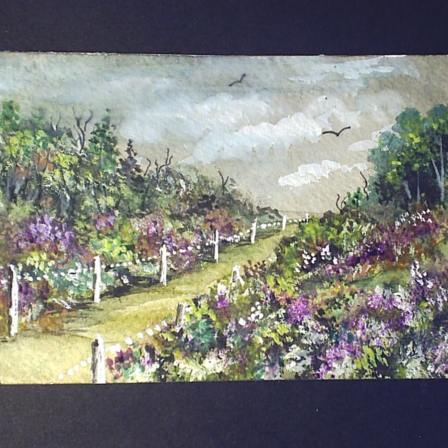 Art painting aceo original paintings landscape POST FREE