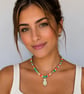 Beaded Fish Pendant 