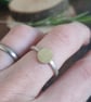 Sun and moon eclipse stacker rings in silver and brass - Image 3
