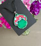 Cute Frog Mushroom Necklace