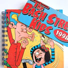 The Bash Street Kids (The Beano) Comic Book blank junk journal, square notebook 