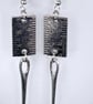 CRAFTERS EARRINGS SILVER needle tape cute sewer hobbiest - Image 8
