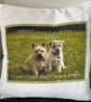 Personalised Pet Memorabilia Cushion From My Billy and Lola collection