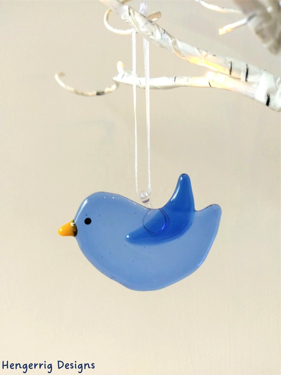 Fused Glass Bird