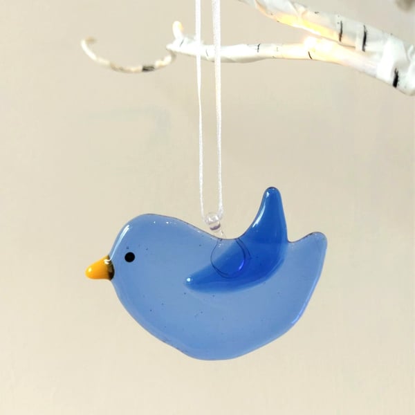 Fused Glass Bird