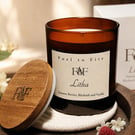 Summer Berries, Rhubarb & Vanilla Scented Candle - Coconut Wax - Gift box