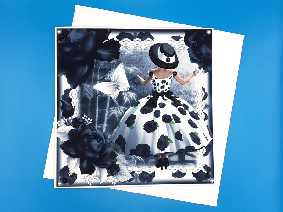 Art Deco Birthday Card