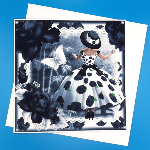 Art Deco Birthday Card