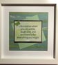 Inspirational Quote Framed Art: Handmade Butterfly Decor - Image 2