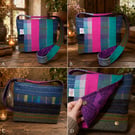 Harris Tweed patchwork crossbody bag