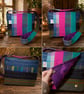 Harris Tweed patchwork crossbody bag
