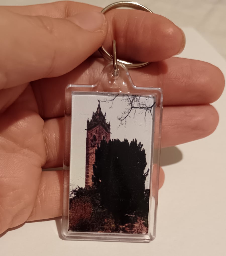 Bristol Cabot Tower Brandon Hill Photography Keyring 