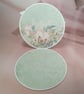 Handmade Round Greeting Card (60) Light Blue Window Box Included - Image 6