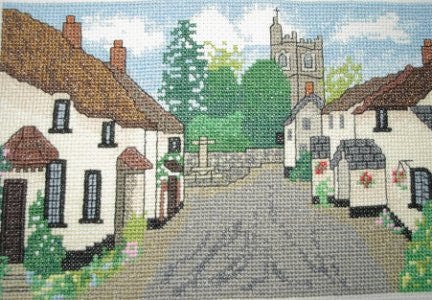 Broadhembury in Devon cross stitch kit